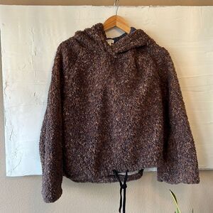 Womens cozy pull over sweatshirt size medium brown